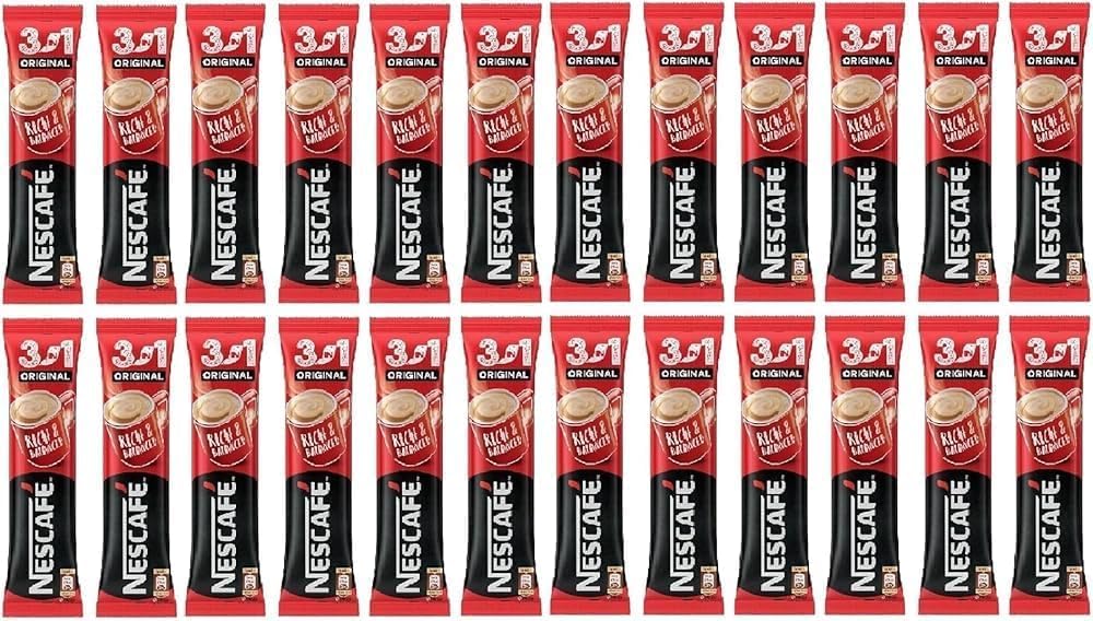 Nescafe 3 in 1 Original Instant Coffee Mix, Creamer and Sugar in a Single-Serve Sachet, Rich and Smooth, Each 17.5g X 24 Sticks (Product Of Malaysia) From DECADENT-image-31