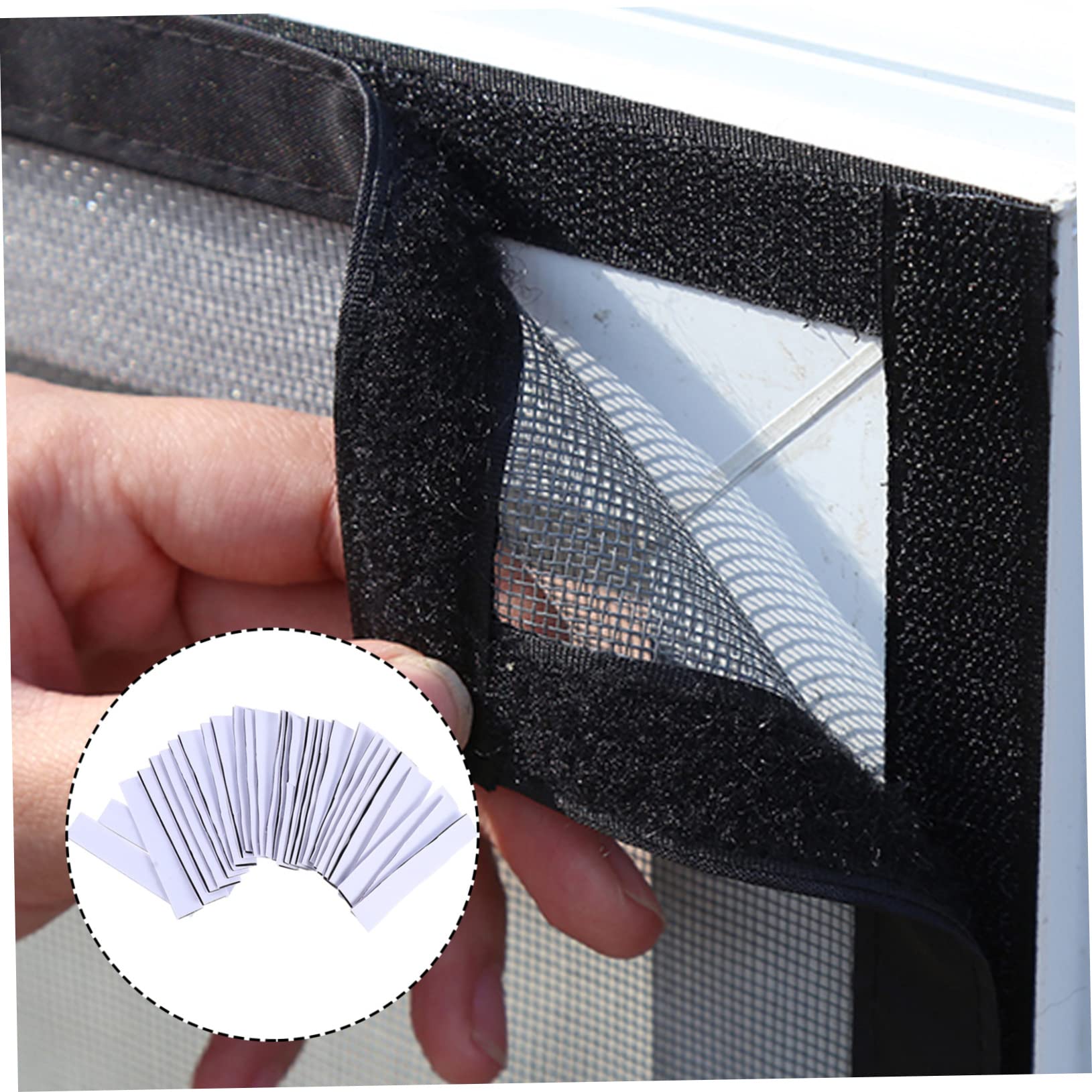 NUOBESTY 3 Set Adesivo Double Sided Tape Doppio Nastro Adesivo Cuscinetti Adesivi Tampone Adesivo Rimovibile Super- Nastro Di Montaggio Miscelato Black 40 Pezzi * 3