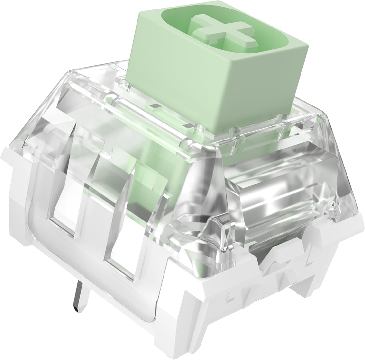Kailh Box White Pro Switches for mx Mechanical Keyboard,3-Pin Thick Clicky/Firm Response/Gaming/RGB/Crisp Sound Switches(Box White Pro 90pcs)