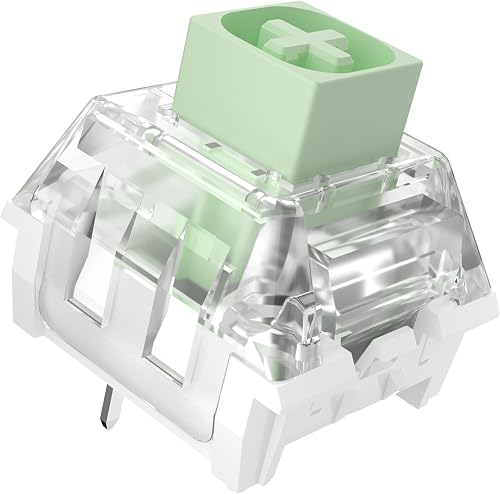 Zjmehty Kailh Box Jade Pro Switches for Mechanical Gaming Keyboard,3-Pin Clicky/