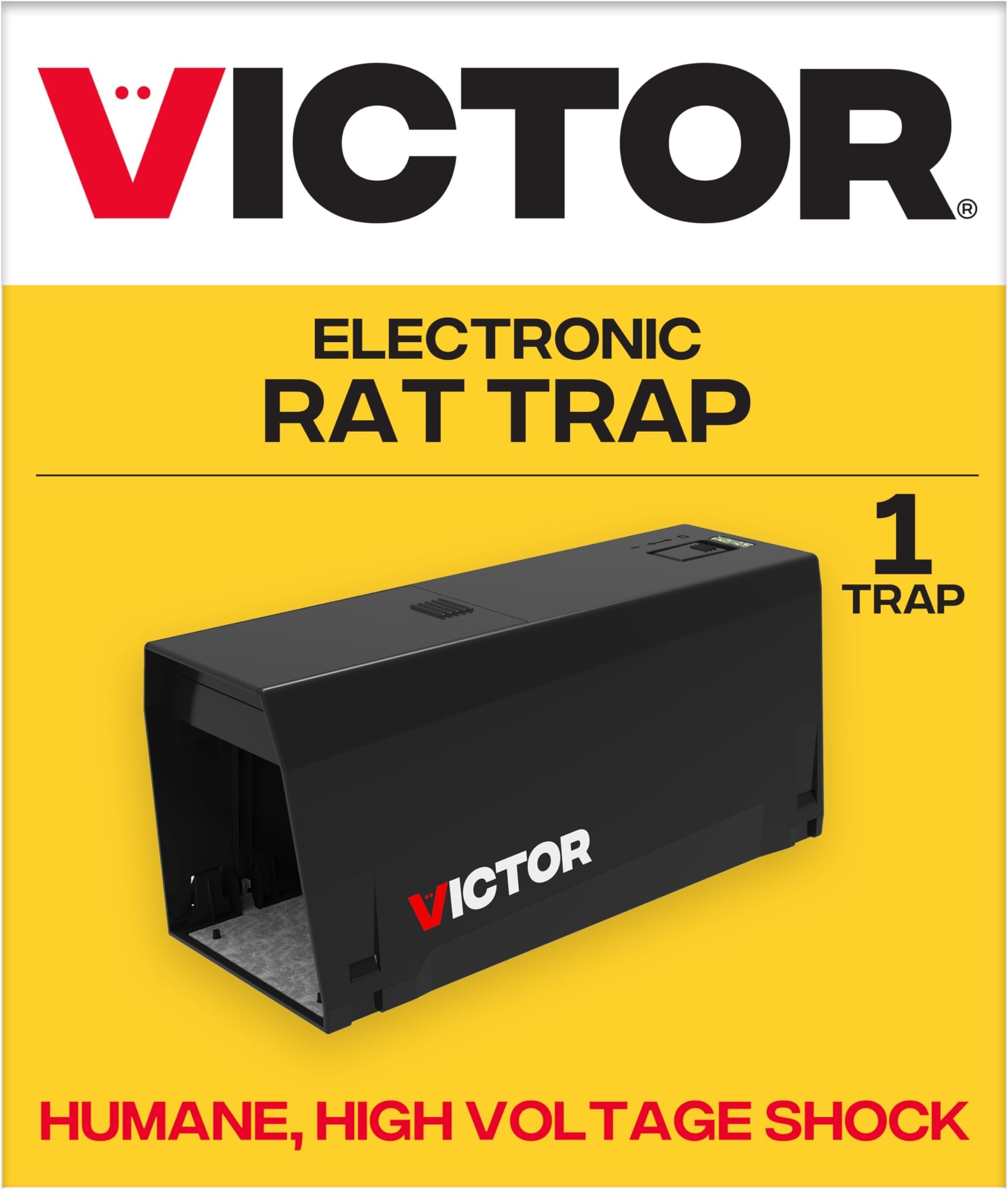 M241B Indoor Electronic Humane Rat and Mouse Trap - No Touch, No See Electric Rat and Mouse Trap