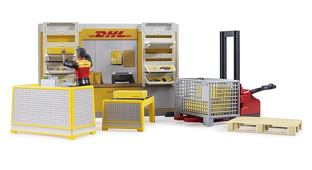 Foto 2 de 4 de Bruder 62251 - Bworld DHL Paketshop con Empleado de DHL