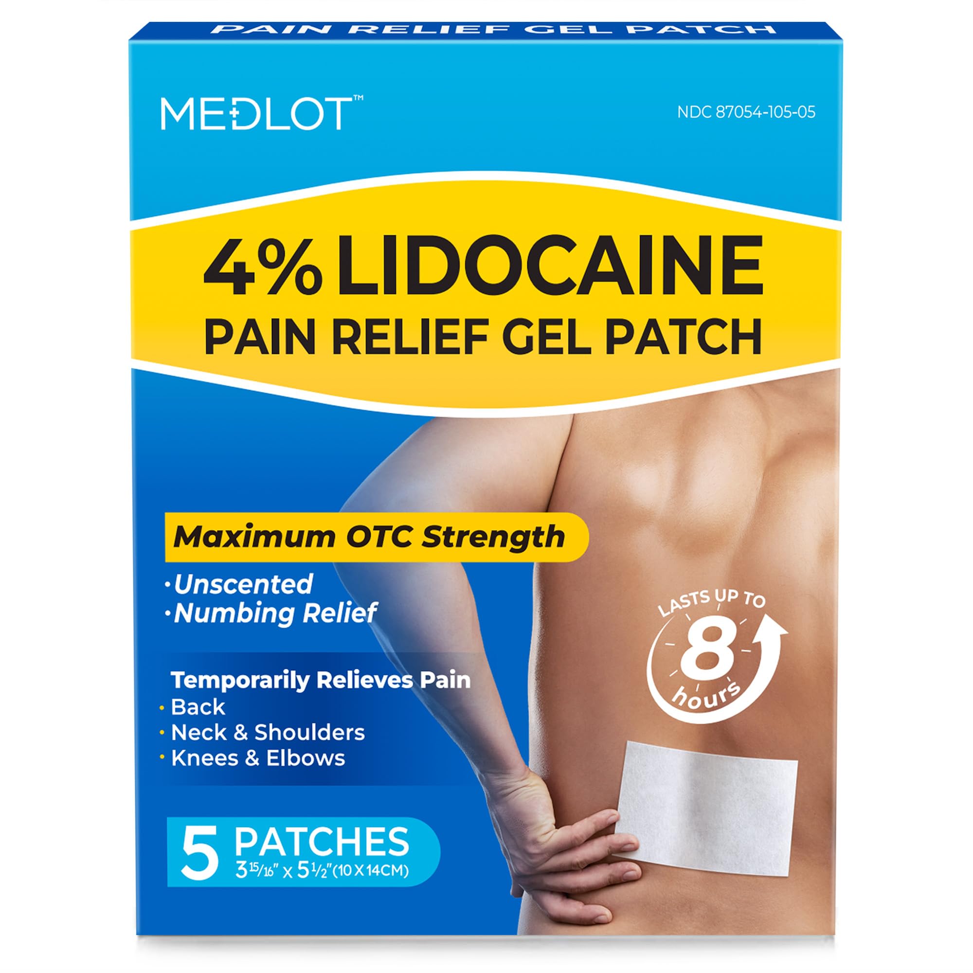4% Lidocaine Patches, Maximum OTC Strength, 32 Count, Unscented — Amazon image 10