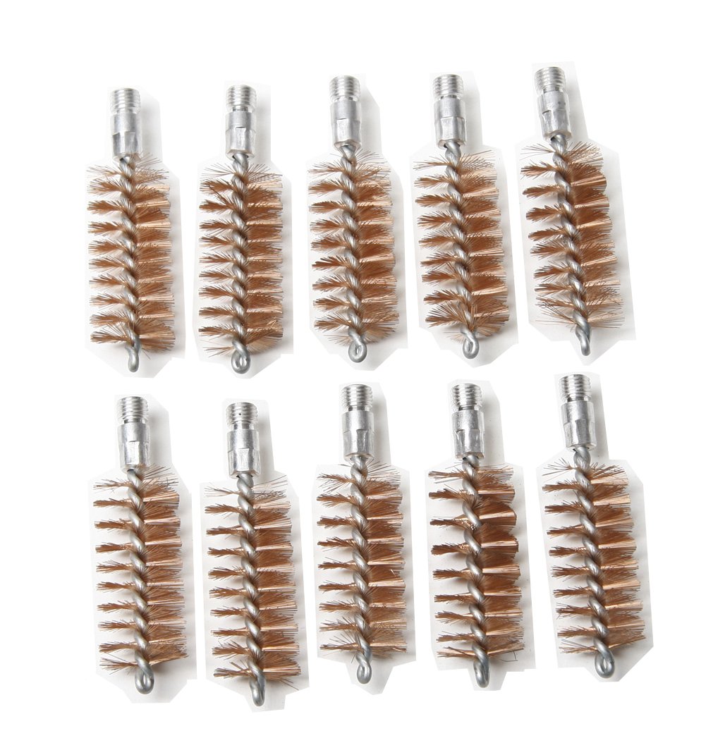 BoreSmith, Gauge 12, Shotgun Bore Brushes, 10-Pack, Phos Bronze