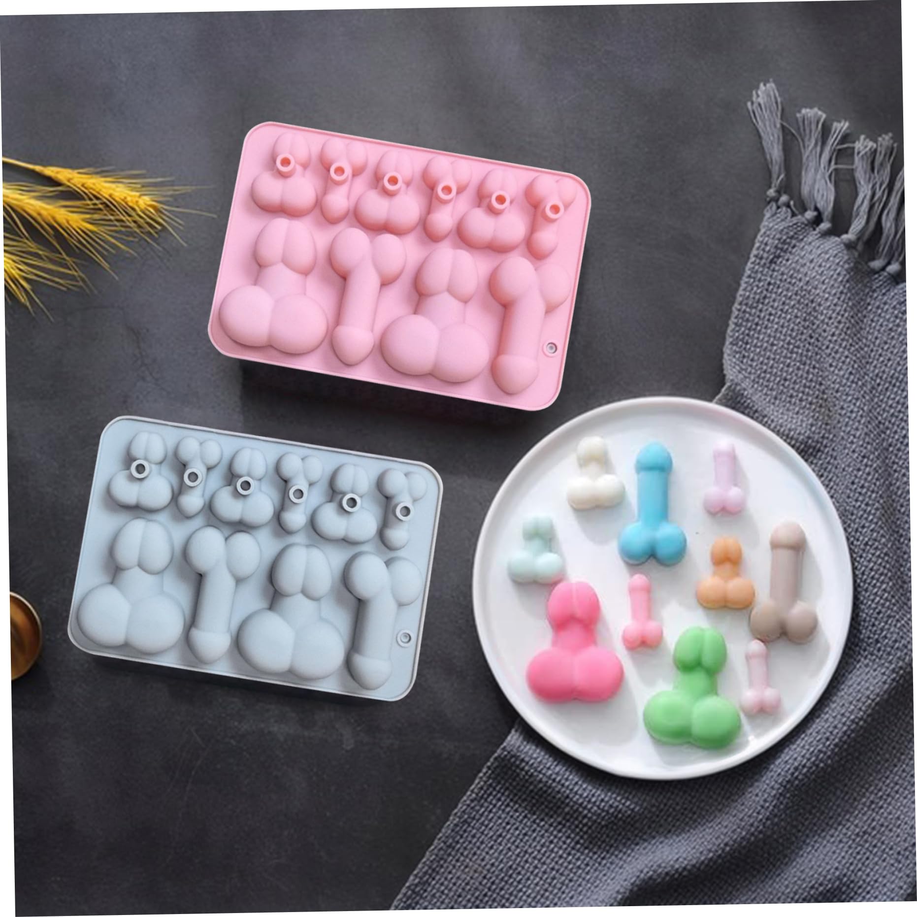Set van 4 uitsteekvormen, puzzelvorm, koekjessnijder, fondant, set van 4