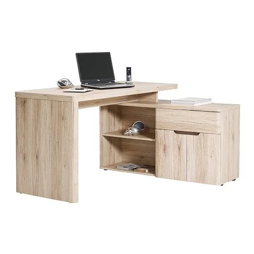 Movian Olton Corner Desk with Storage Oak-Effect