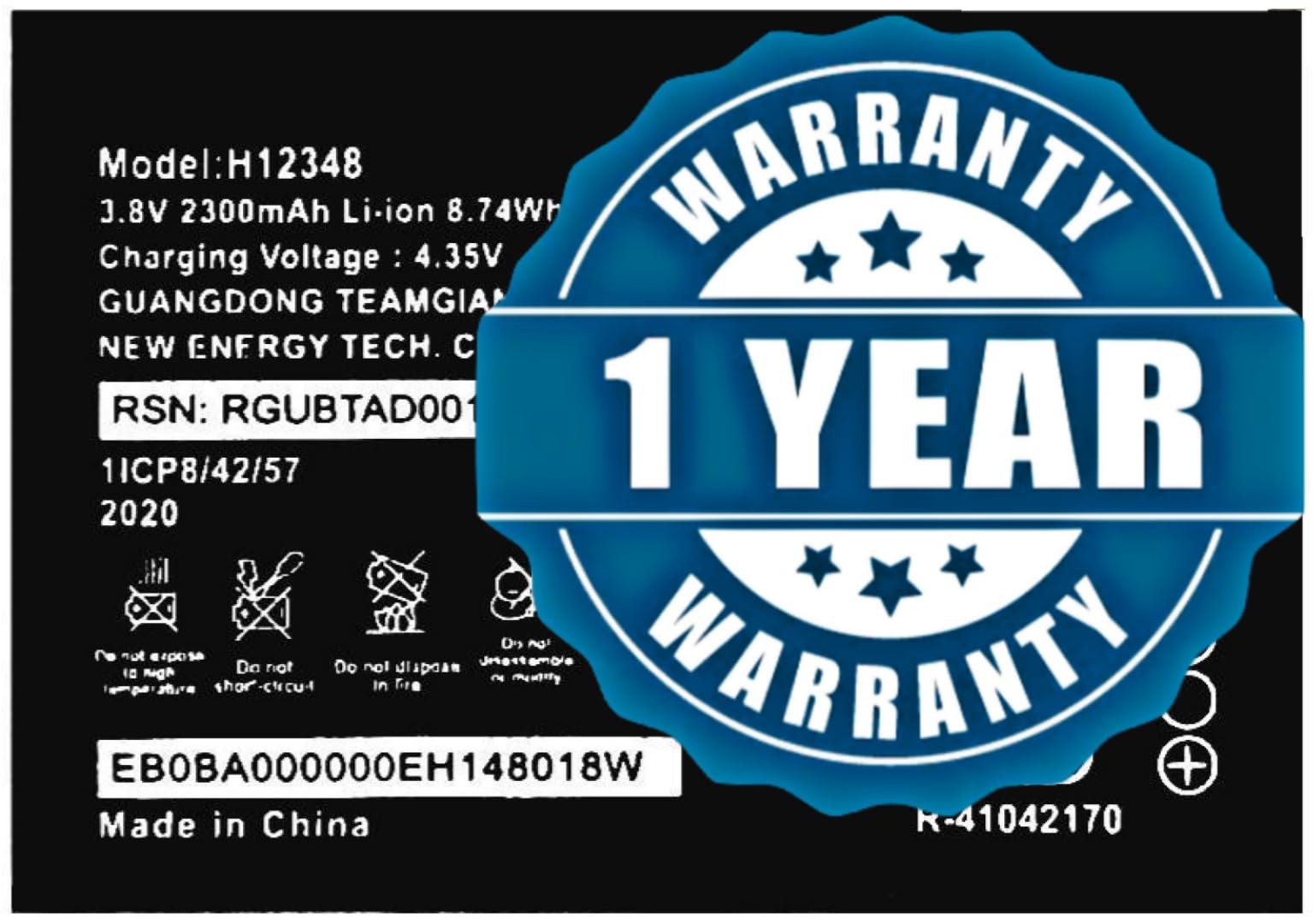 Original H12348 Battery for Reliance Jio WiFi 4G Router JioFi 2 M2 M2S Jio 4G Dongle - (1 Year Warranty) - 2300mAh (B0BFKTR6H8) Amazon Price History, Amazon Price Tracker