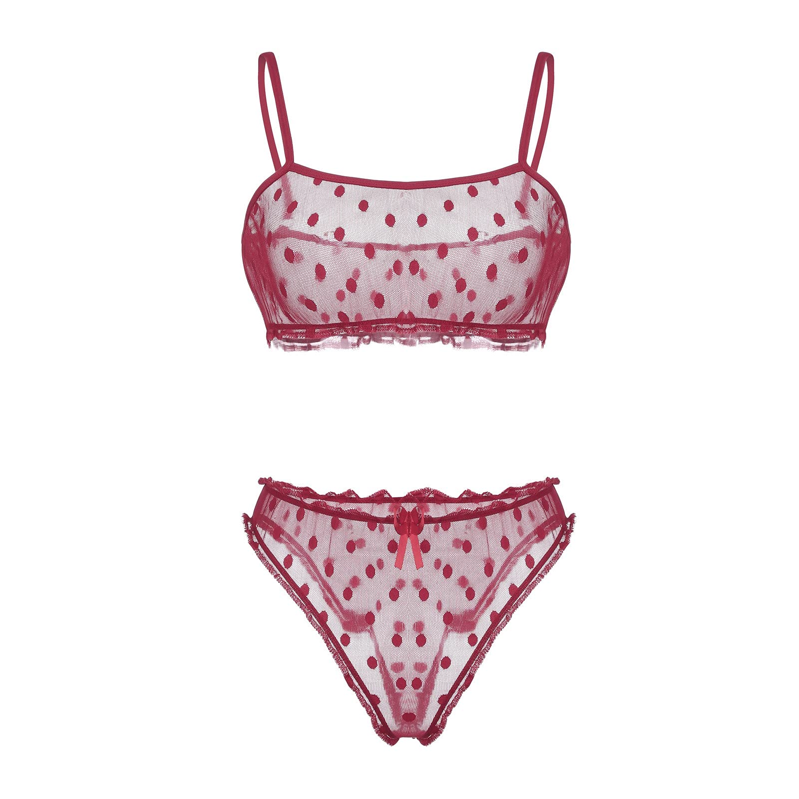 Luxury Robe Lace Wave Point Lingerie Polyester WearHome Female