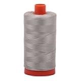 Aurifil A1050-5021 Solid 50wt 1422yds Light Grey Mako Cotton Thread