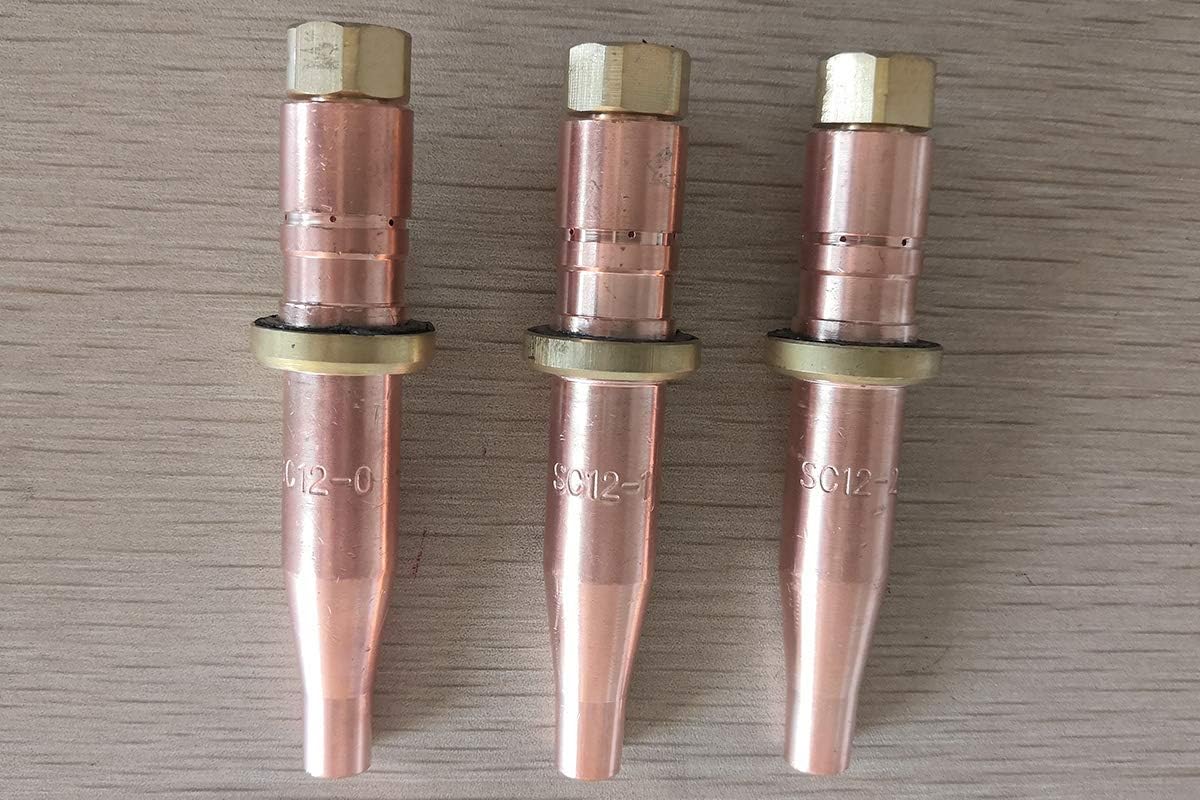 Smith Style Acetylene Torch Cutting Tips SC12-0,SC12-1,SC12-2,Lot of 3