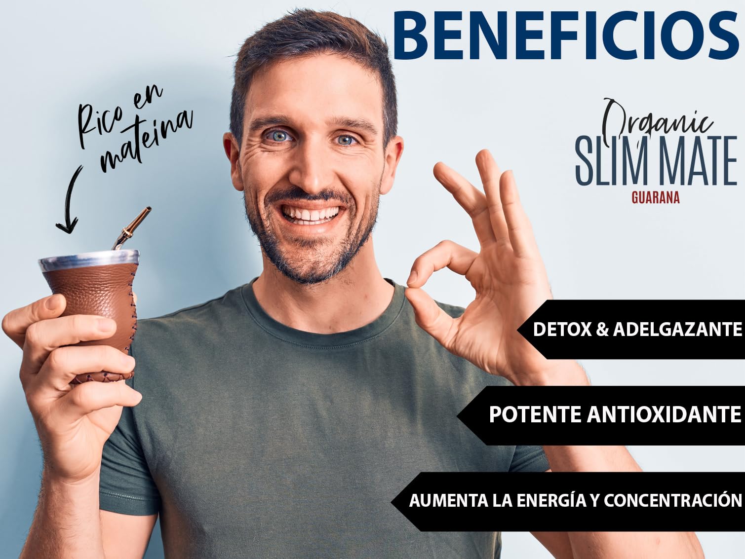 Yerba Mate BIO Slim con Frutas y Hierbas Depurativas – Surtido de Tés e Infusiones a Granel 4×100 g | Pack de Tés Premium 100% Ecológico | Infusiones Regalo | Energizante, Digestivo, Drenante y Detox