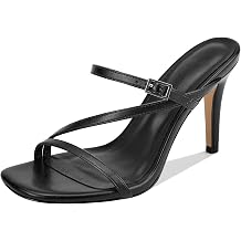 Women Heels Sandals Open Toe Heeled Stiletto Slip for Party Prom Vacation