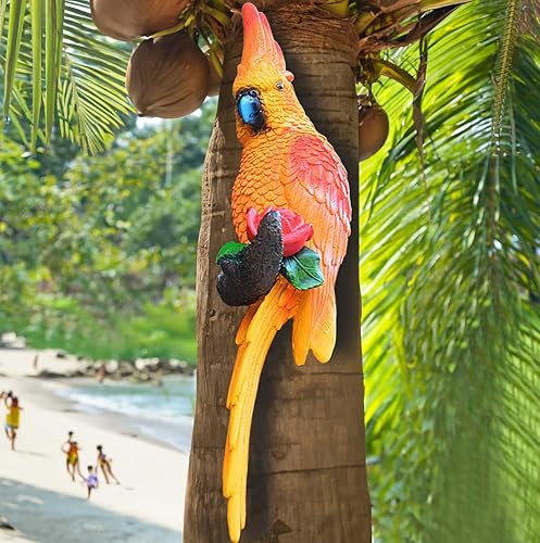 Miniatura 7 de Estatuas divertidas de pollos de granja de Euiroet, decoración de cerca de pollos, decoraciones lindas de pollos de resina, estatua de animal real