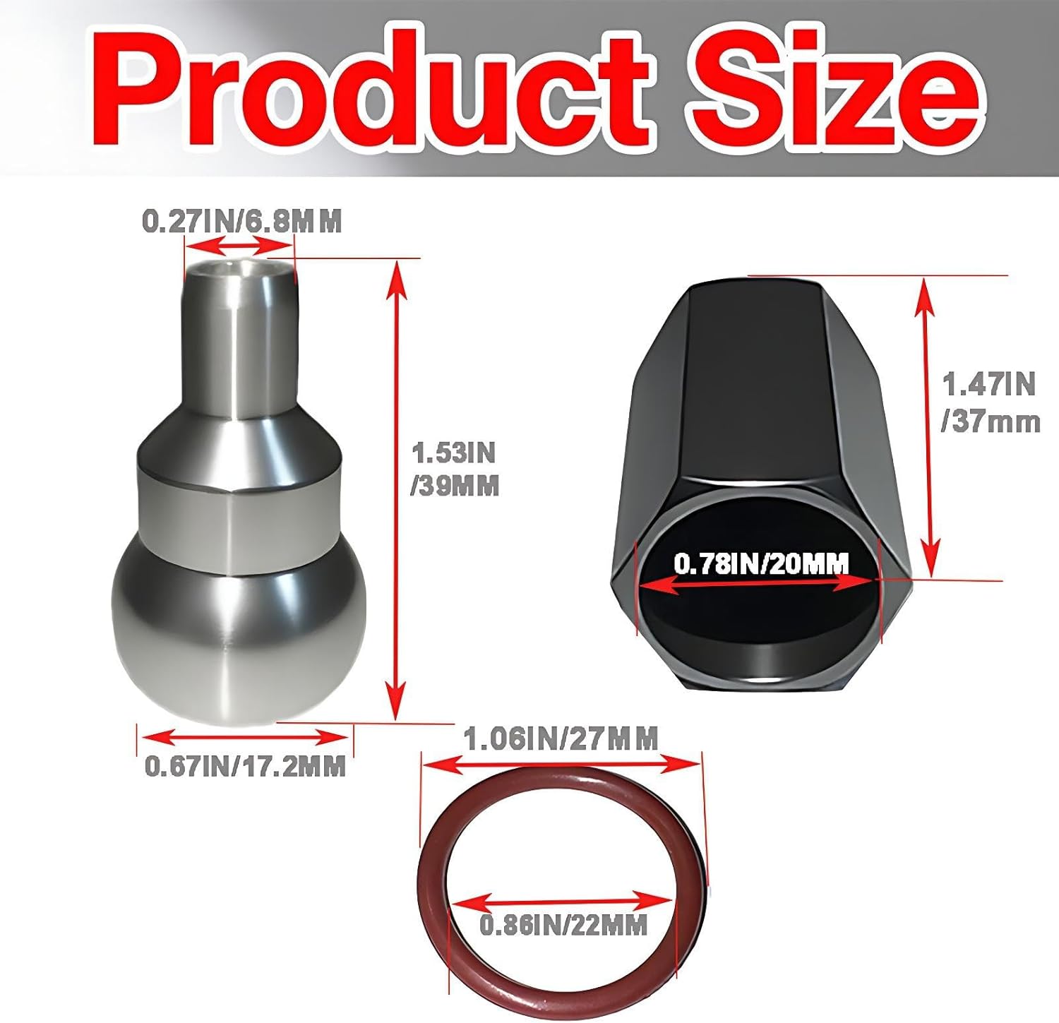 17-Piece High Pressure Oil Rail Ball Tube Repair Kit Fit For All 6.0L Diesel Engines 2003-2010 (Ford Superduty F-250/F-350/F-450 & E-Series)- Fix Oil Leaks, Heavy Duty Sealing, Easy Install