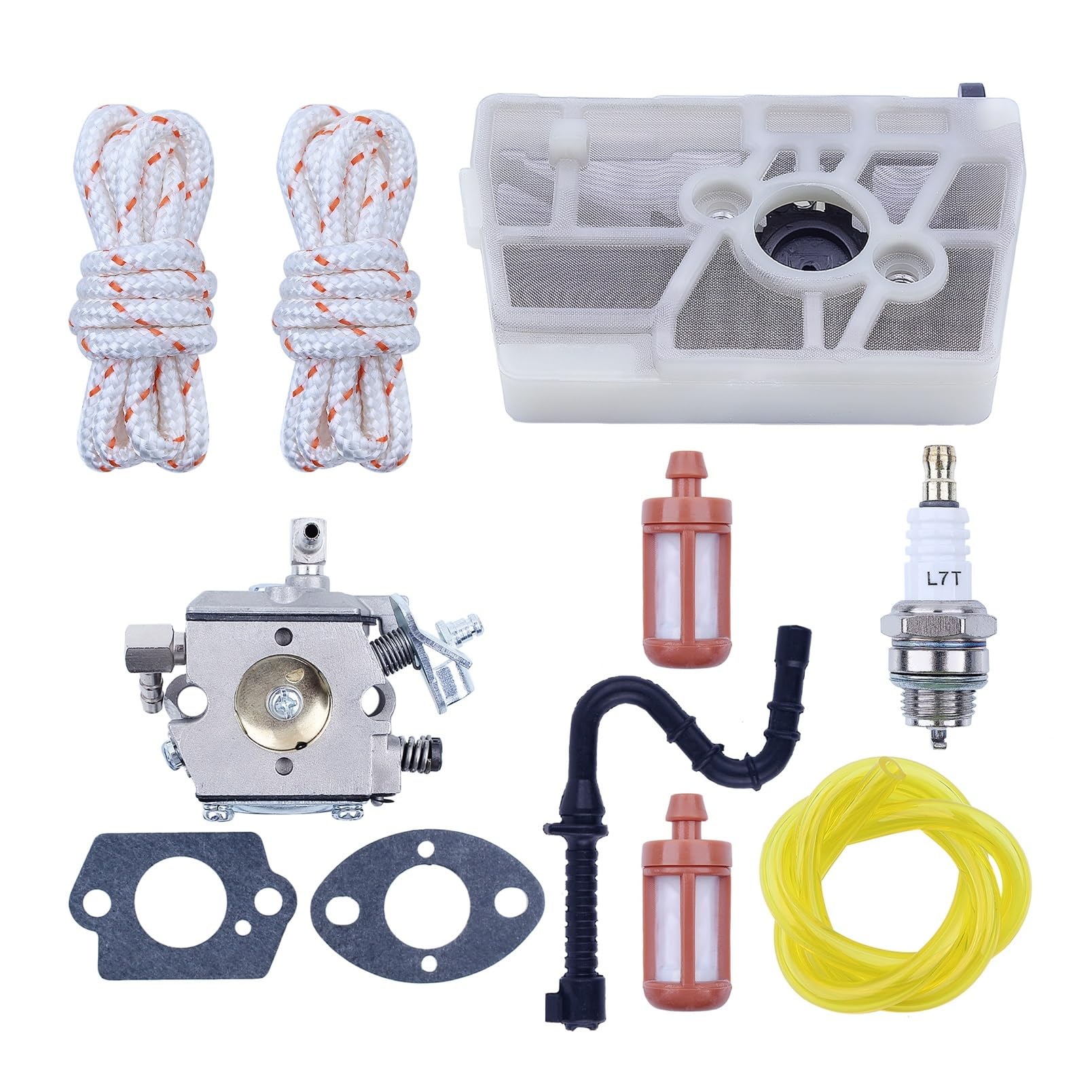 Bougie d'allumage et carburateur pour tronçonneuse 028 AV garantissant une étincelle stable