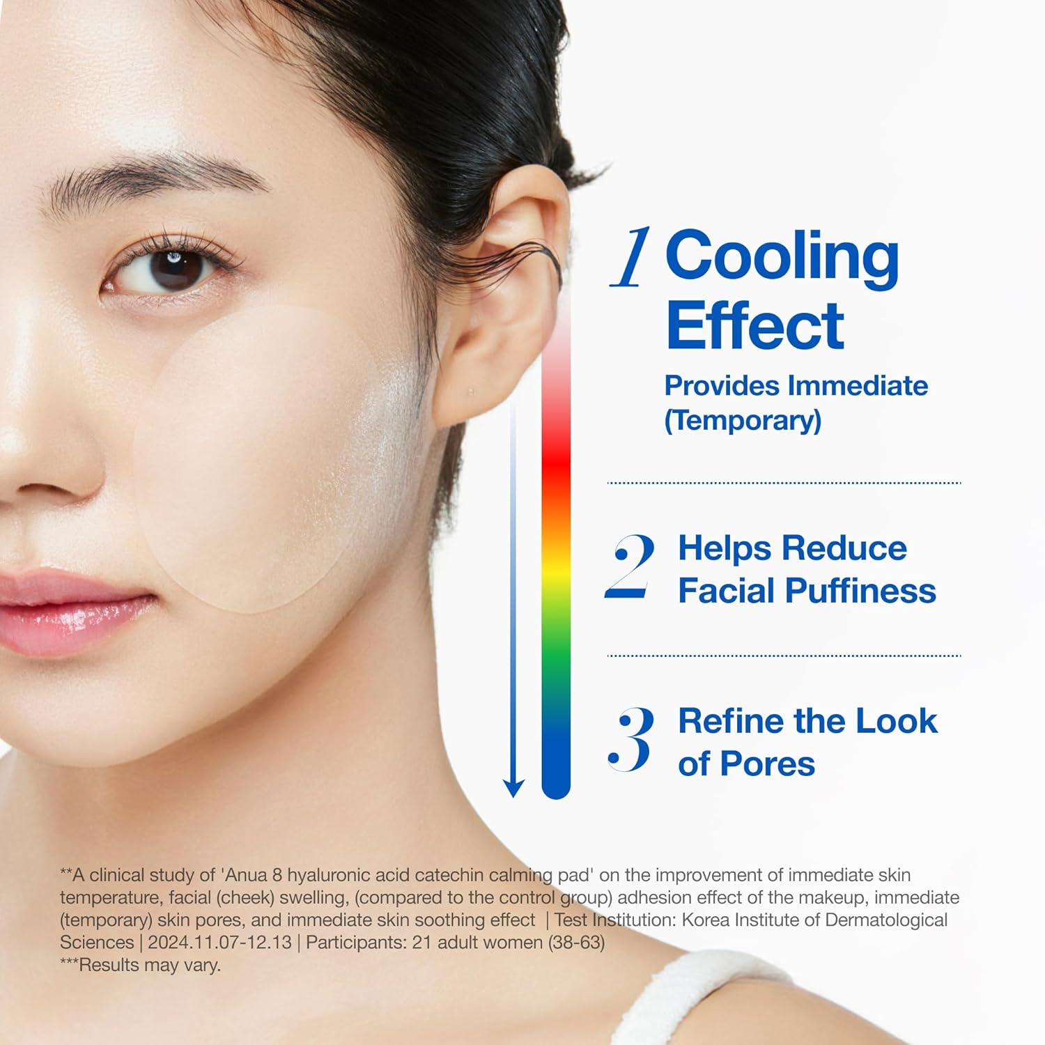 Anua 8 Hyaluronic Acid Catechin Calming Pad, Pore Care & Cooling Effect with Korean Toner pad, Quick & Easy Hydrating Daily Face Mask, Makeup Prep Routine, Korean Skin Care (110 Pads) - Image 4