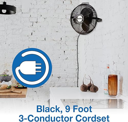 Miniatura 5 de Air King ventilador de grado industrial 9314 alta velocidad para montar en múltiples superficies 14 pulgadas