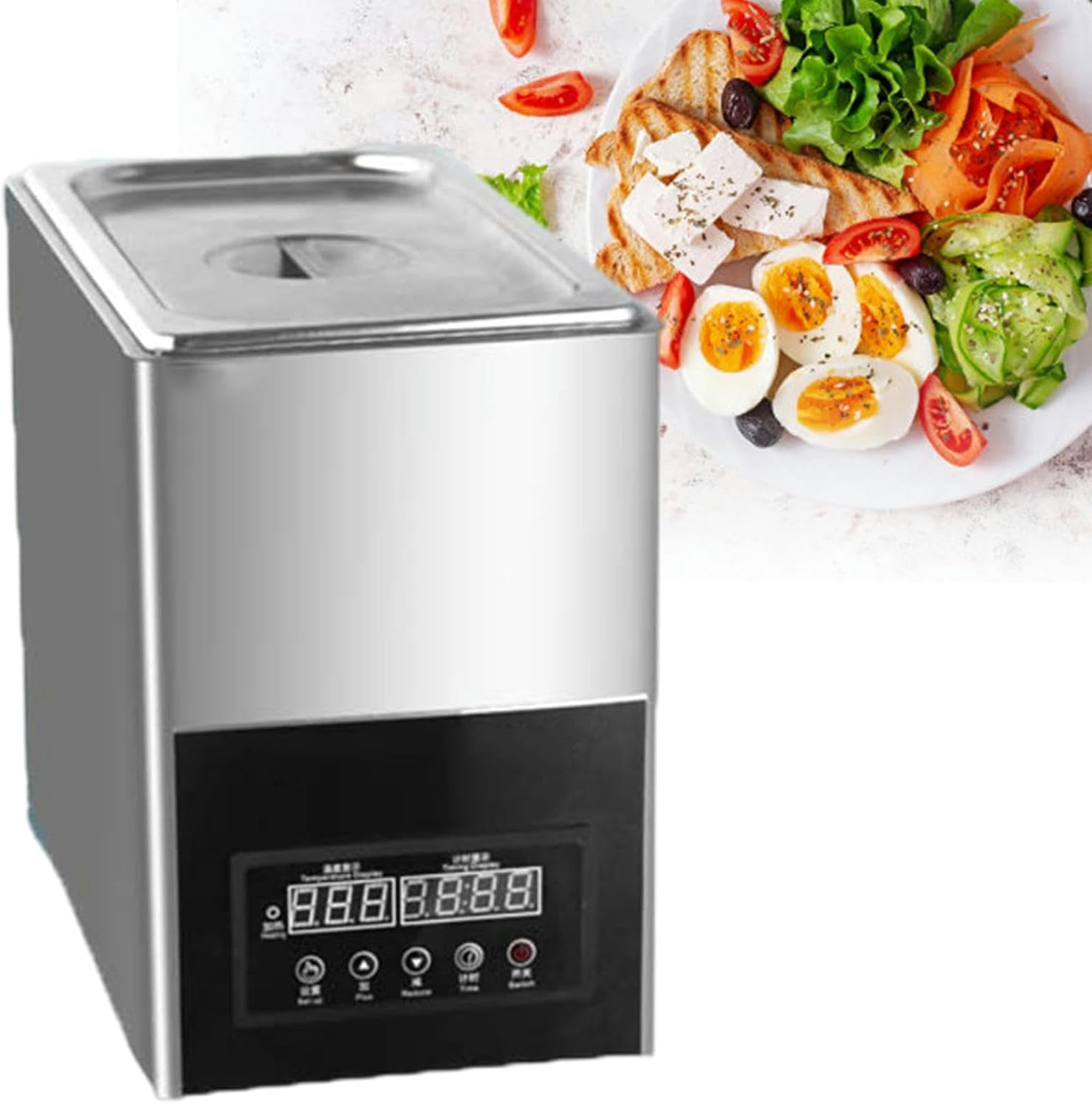 Electric Egg Boiler - Holds Up to 50 Eggs,Hot Spring Egg Cooker for Soft,Medium Or Hard Boiled,Commercial 9L Large Capacity Automatic Boiled Egg Cooker,220v