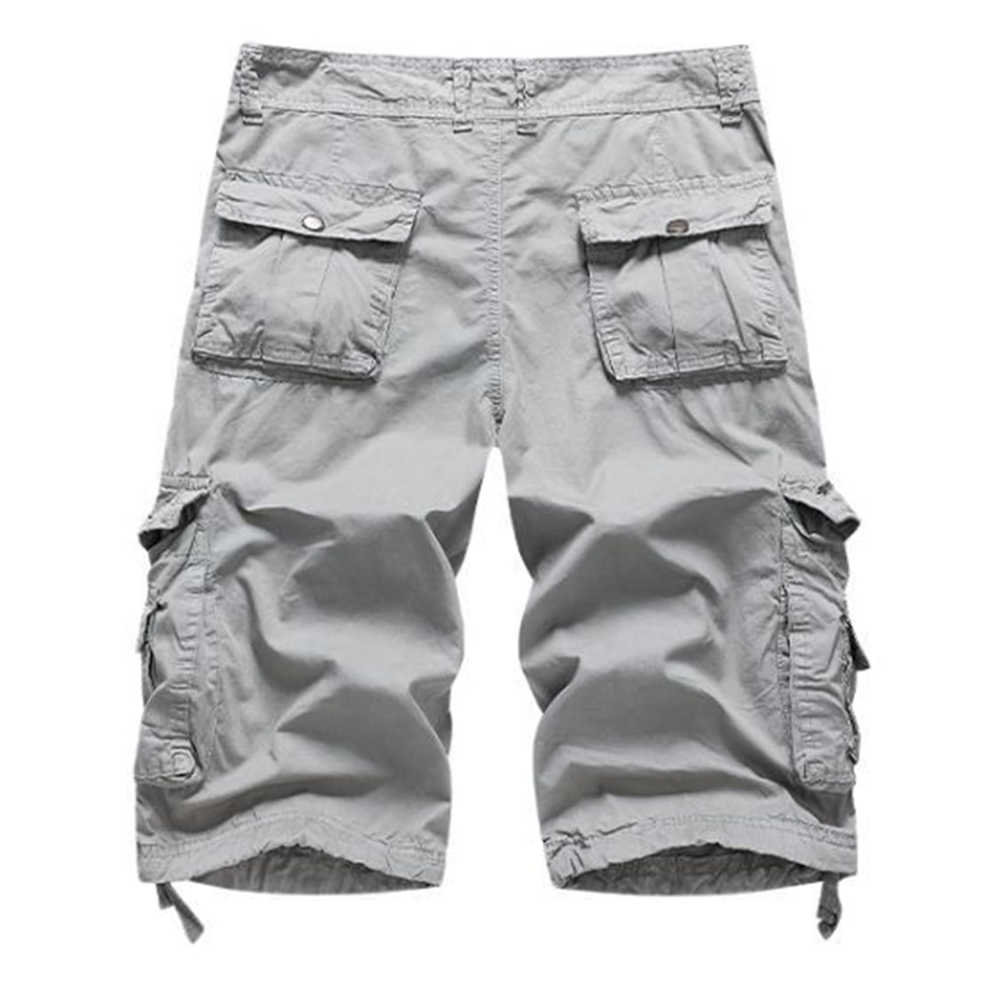 Short décontracté tendance pour homme - Short de randonnée ample pour homme - Plusieurs poches