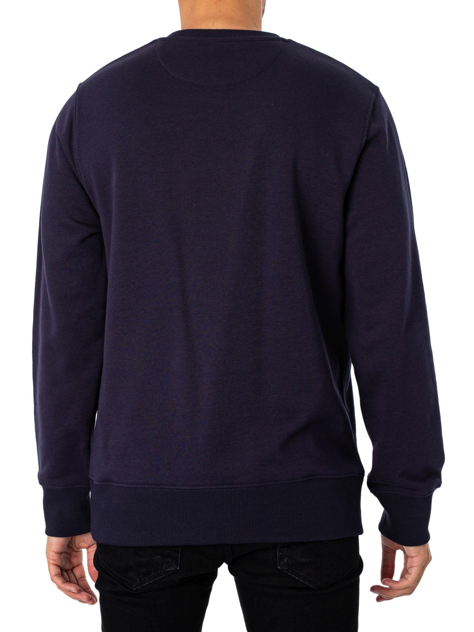 GANT Herren Reg Shield C-neck Sweat LOGO RUNDHALSPULLOVER