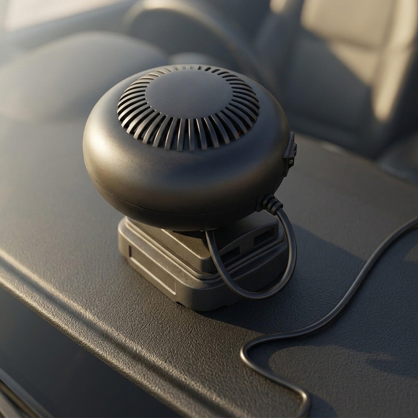 Chauffage portable rechargeable pour voiture, chauffage d'appoint sans fil USB avec chauffage rapide et sécurité anti-basculement, pour dégivrage du pare-brise (C)