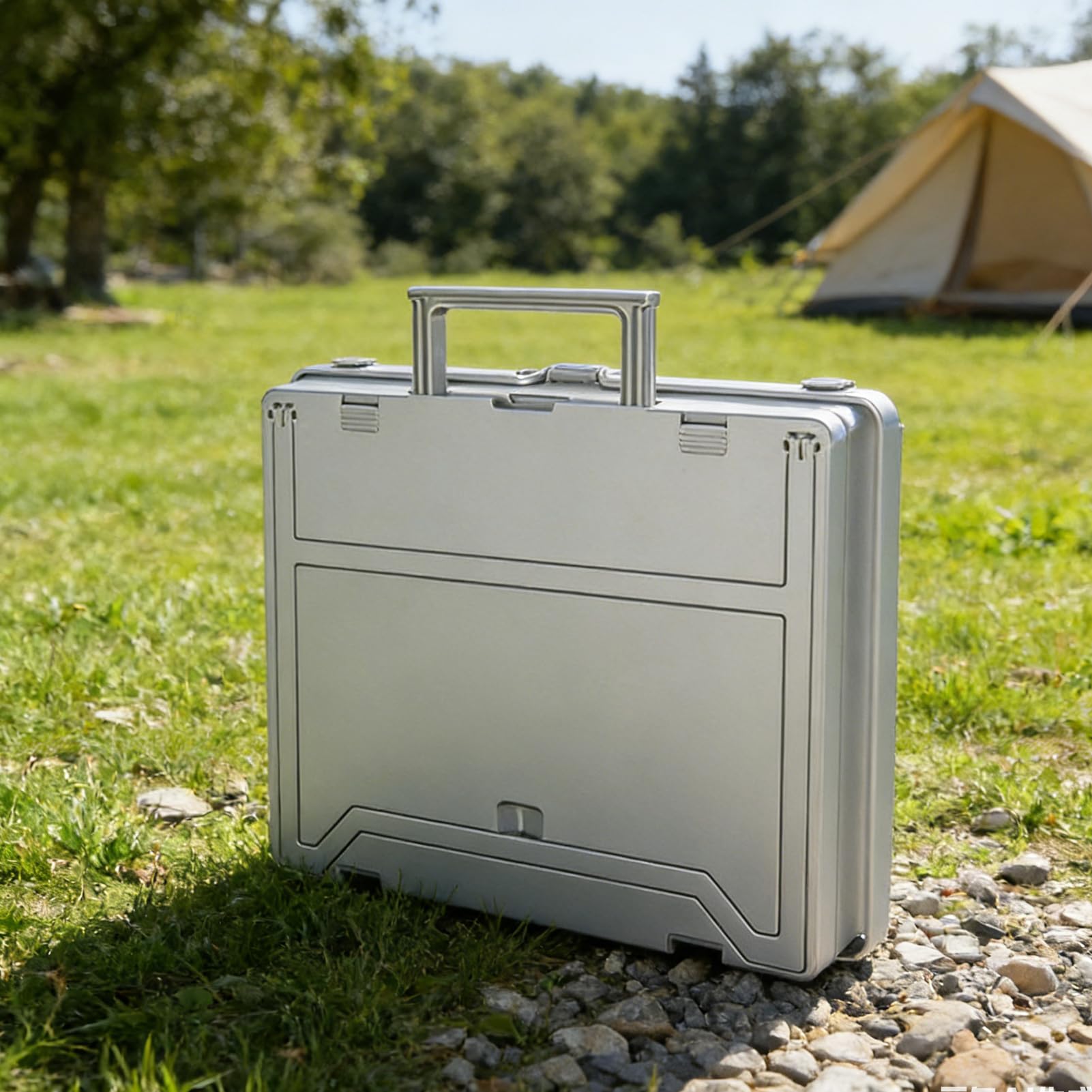 Kosz Piknikowy Dla 4 Osób Organizer Składany O Dużej Pojemności
