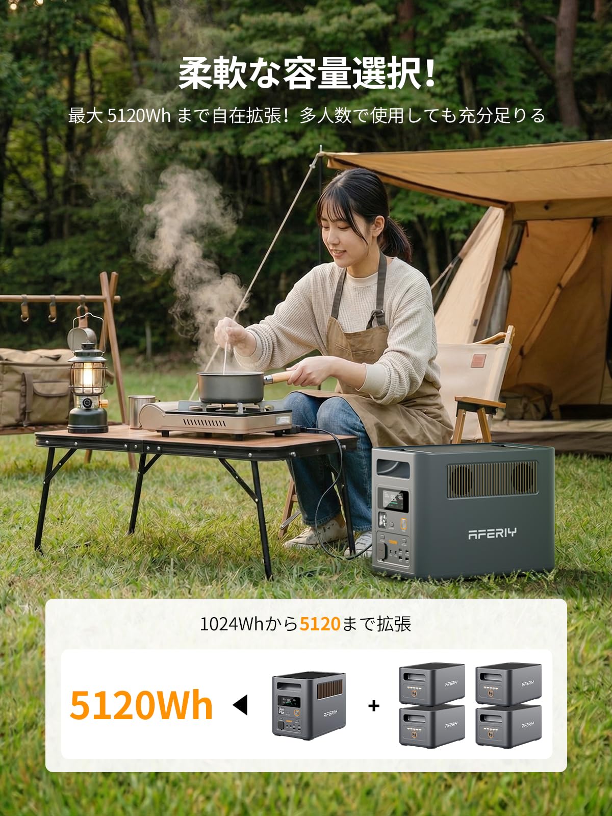 Amazon.co.jp: AFERIY Nomad1800 Pro ポータブル電源 1024Wh 大容量