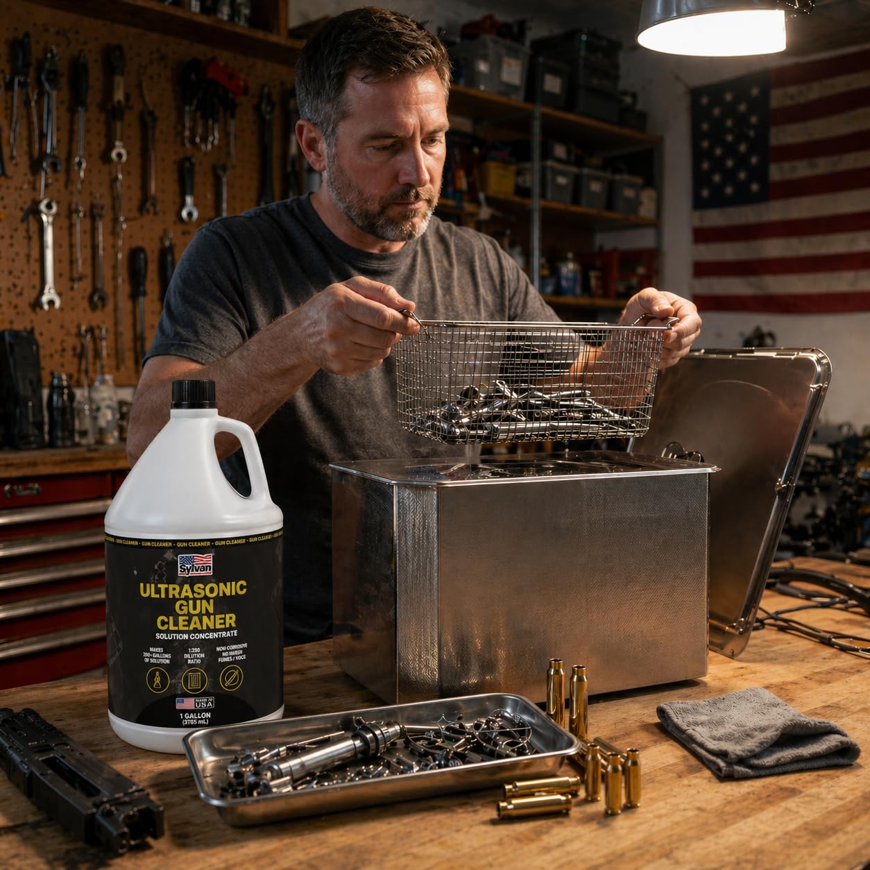 Ultrasonic Gun Cleaner Solution - 1 Gallon -5 Ultrasonic Gun Cleaner Solution - 1 Gallon -5