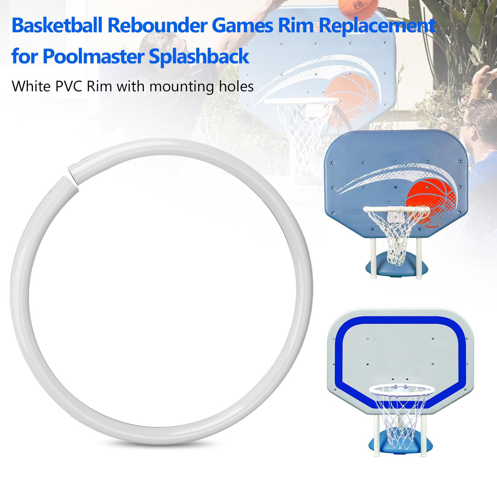 Adabuing Basketball Rebounder Games Rim Replacement For