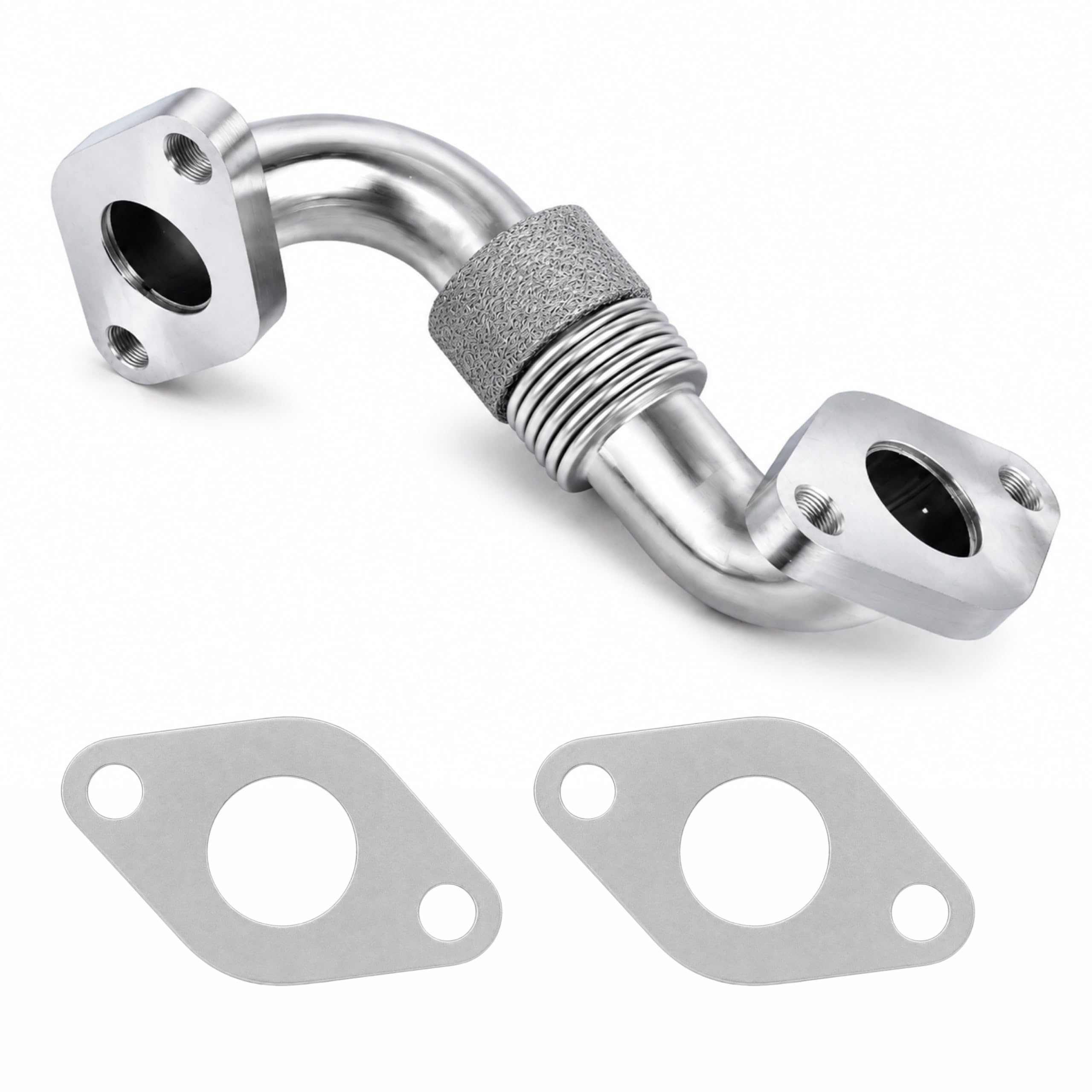 Tubo Valvola EGR 1.9 TDI 38mm 038131521CC, 038131521BQ, 038131521AP, 61384D, 500004, Tubo Raffreddatore EGR 1.9TDI Per Motore 1.9L 1896cc 116Pol³ l4 Diesel SOHC.