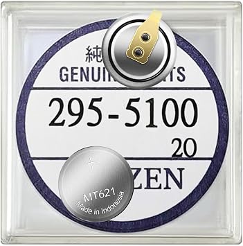 295-51 Battery | 2025 New Upgrade Rechargeable Battery for Citizen Eco-Drive Watch | Model 295-5100 MT621 Compatible with BP10, E000, E001, E010, E011