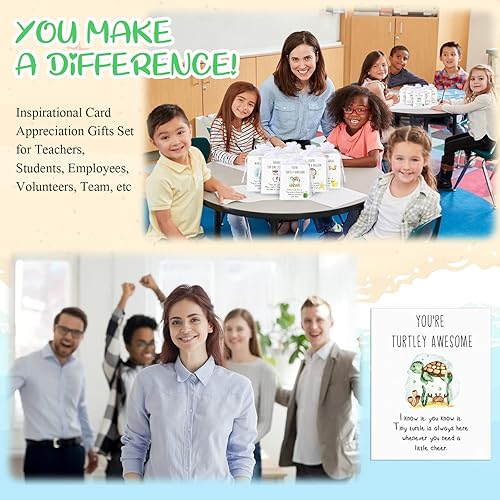 Miniatura 7 de Fumete Juego de 50 regalos de agradecimiento a los empleados a granel para compañeros de trabajo, regalo de agradecimiento, juego de palabras de