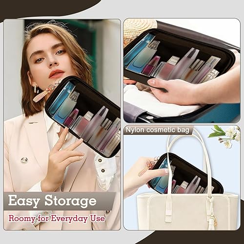 Miniatura 5 de Mini bolsa de maquillaje para mujeres y niñas, mini bolsa transparente con cremallera, bolsa de cosméticos para bolso, bolsa transparente de PVC y