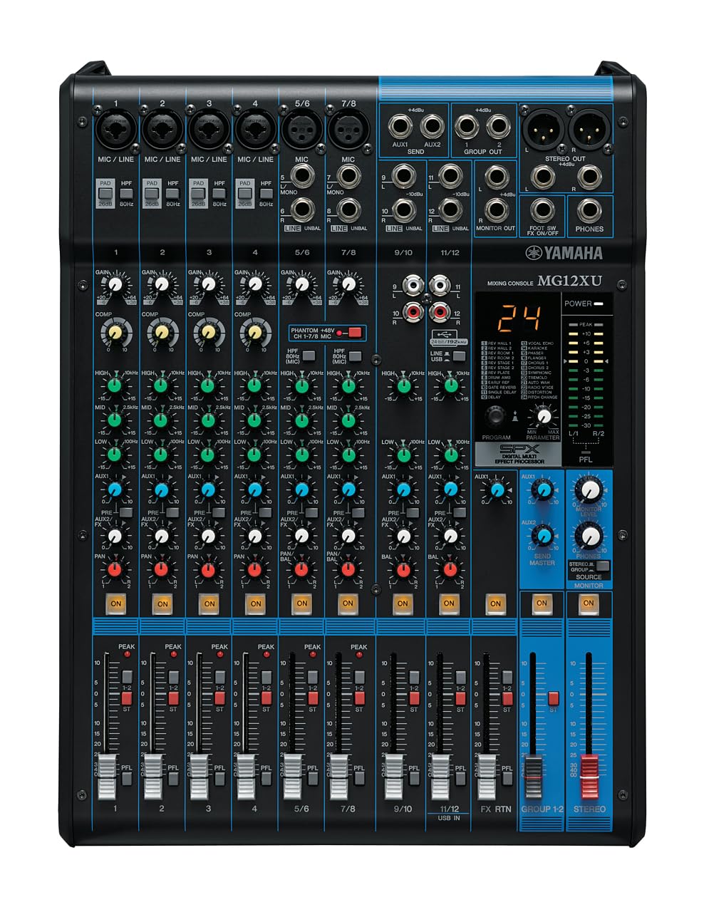 Amazon.co.jp: Yamaha MG12XUK Mixing Console : Musical Instruments