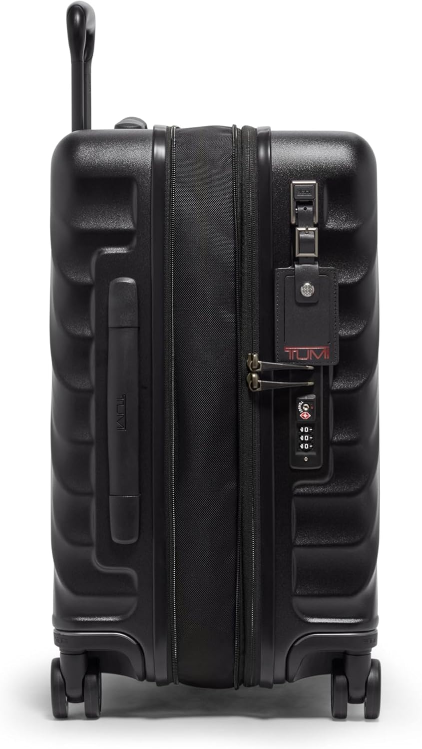 TUMI - 19 Degree Continental Expandable 4 Wheeled Carry-On - Carry-On Bag - Travel Accessories - 21.8" X 15.8" X 9.0" - Matte Black