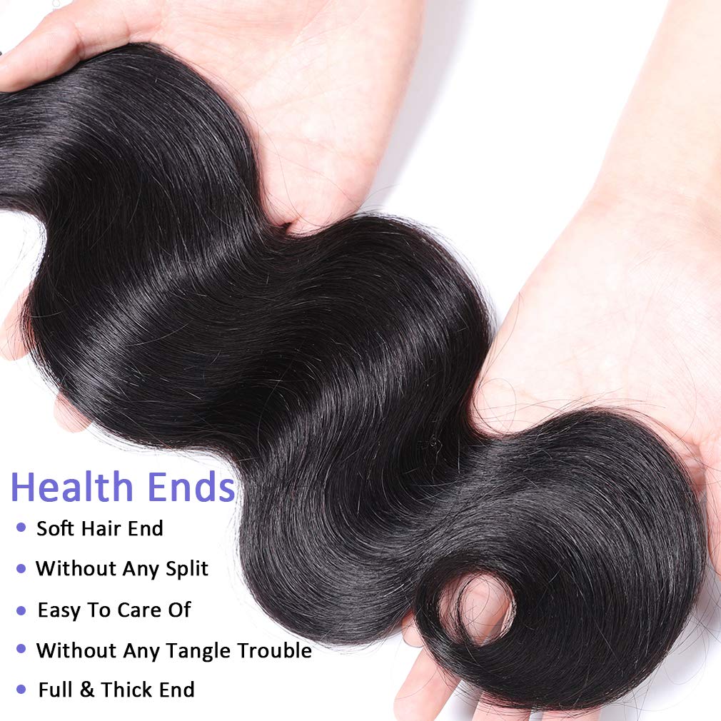 Brazilian Body Wave Human Hair Bundles Unprocessed Virgin Human Hair Extensions 10 12 14 16 inch Remy human Hair Weave Bundles