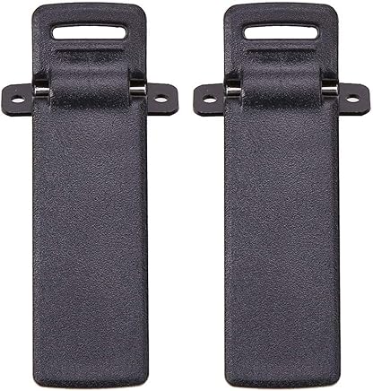 Bomcomi Walkie Talkie 5RA Volver Reemplazo de la Correa del Clip para Baofeng 2 v?as de Radio de intercomunicaci?n UV5R Radio de Dos v?as Parte