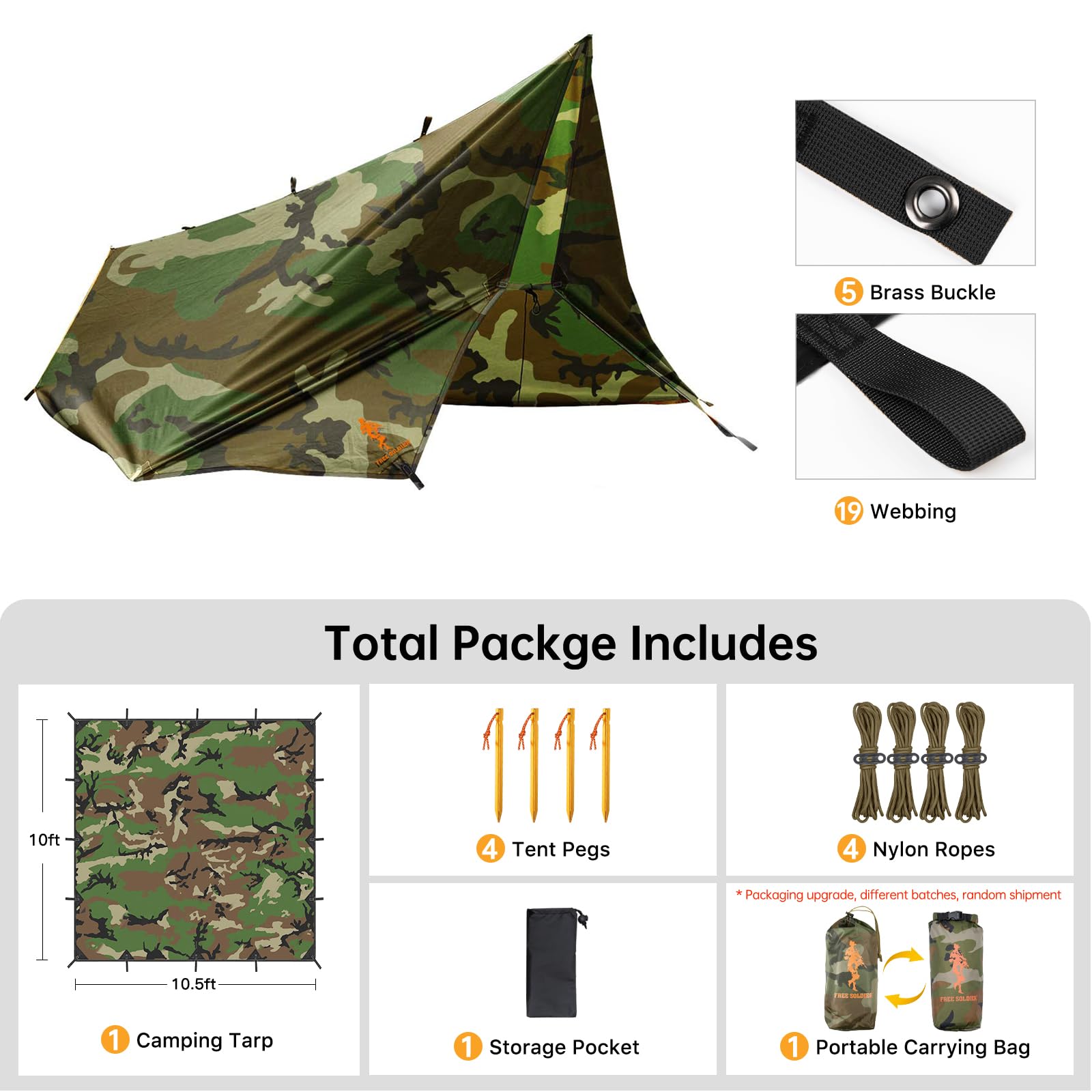 Poncho De Pluie Militaire OD Vinyl - Vert - Bâche / Abri / Tente - Neuf