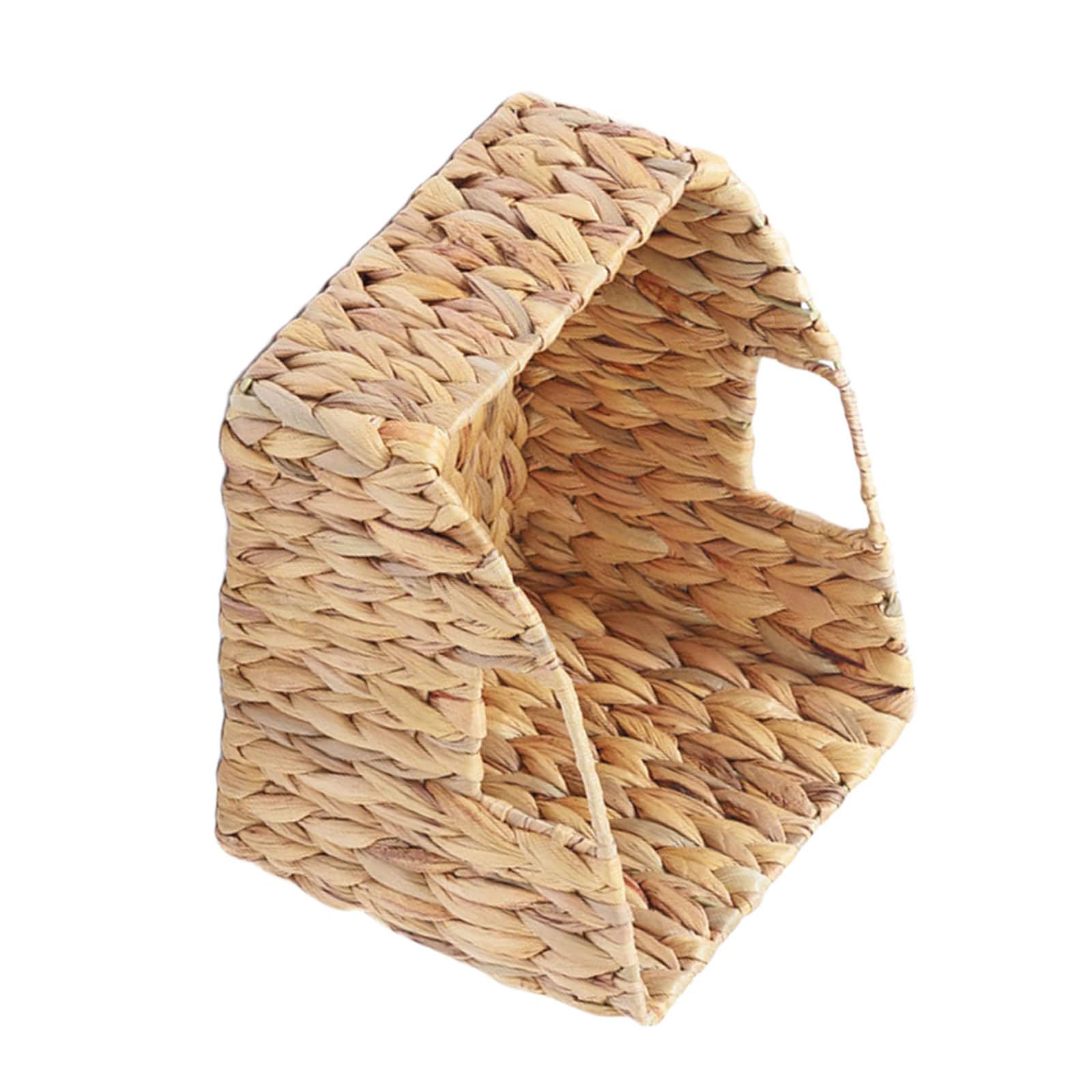 Hyacinth Storage Container with Portable Design Weaving Storage Bin for Multipurpose Home Use Handcrafted Box