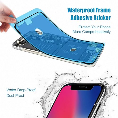 Miniatura 6 de Para iPhone X pantalla LCD de 5.8 pulgadas con pantalla táctil 3D digitalizador conjunto para A1865, A1901, A1902 con kit de herramientas de