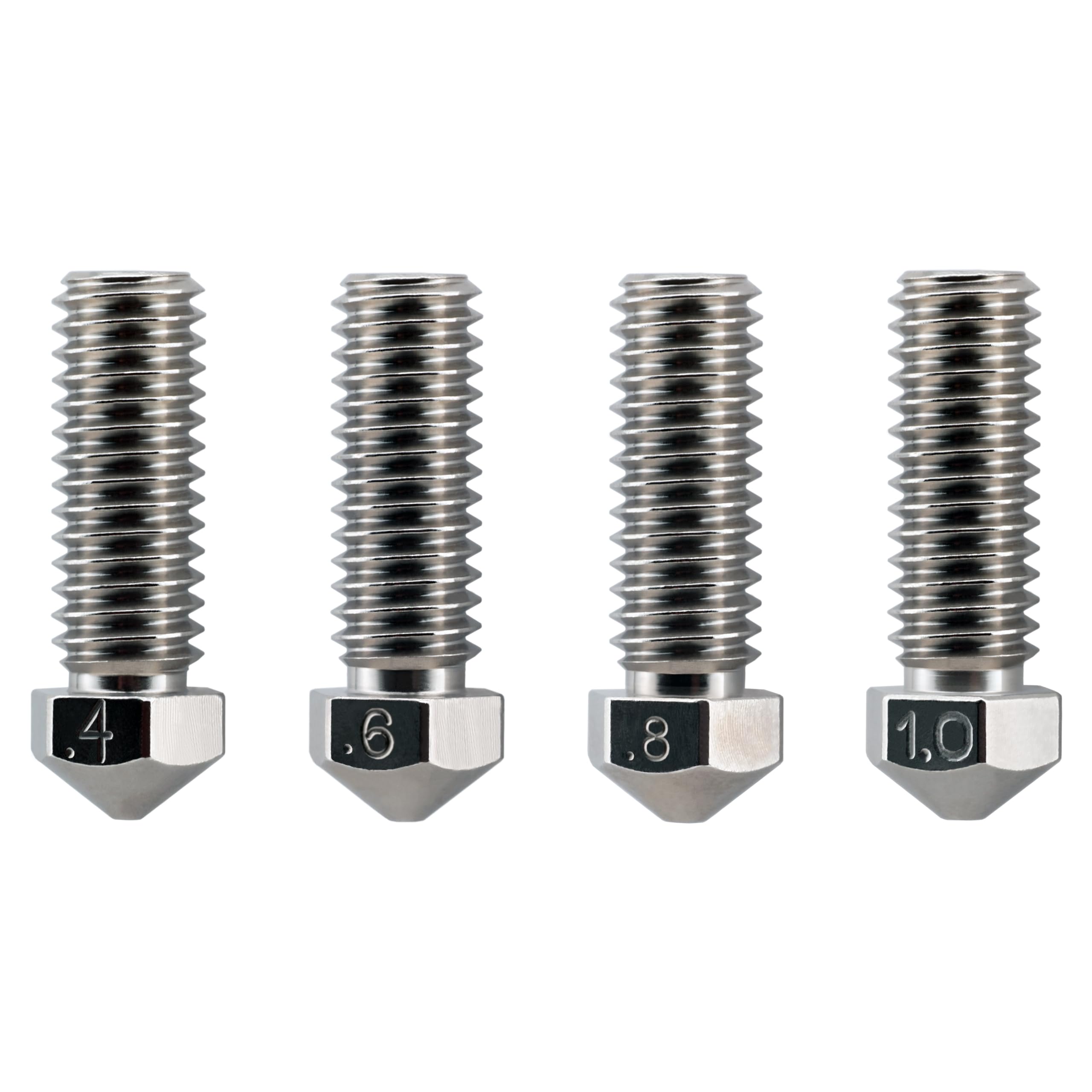 Buse Micro Swiss High Flow Volcano Sidewinder lot de 4 buses d'extrusion 1.75mm