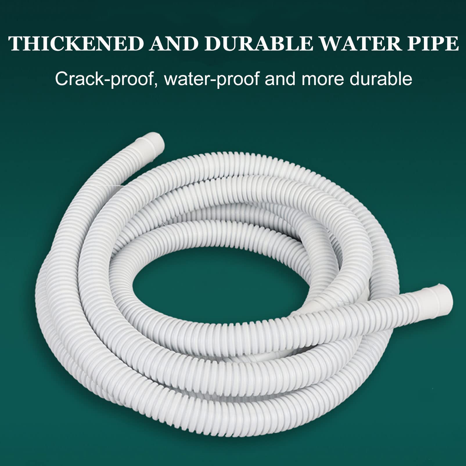Vassoio di gocciolamento dell'Acqua del condizionatore d'Aria, Vaschetta di Scarico condensa, Kit di Scarico Universale per condizionatore d'Aria con Tubi di Scarico e Kit di Installazione