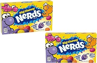 Big Chewy NERDS Soft Crunchy Candy Large Box American Sweets 2 x 120g