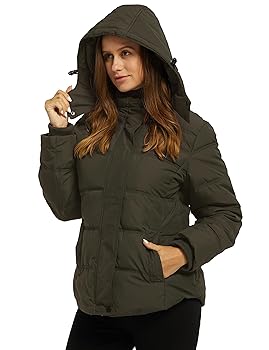 Amazon.com: wantdo Women's Hooded Short Padded Winter Coat