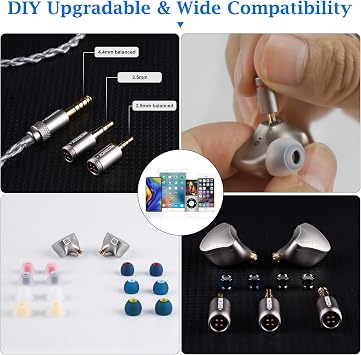 NICEHCK Flagship Himalaya VGP2025 Titanium Alloy 10mm CNT Dynamic Wired IEM