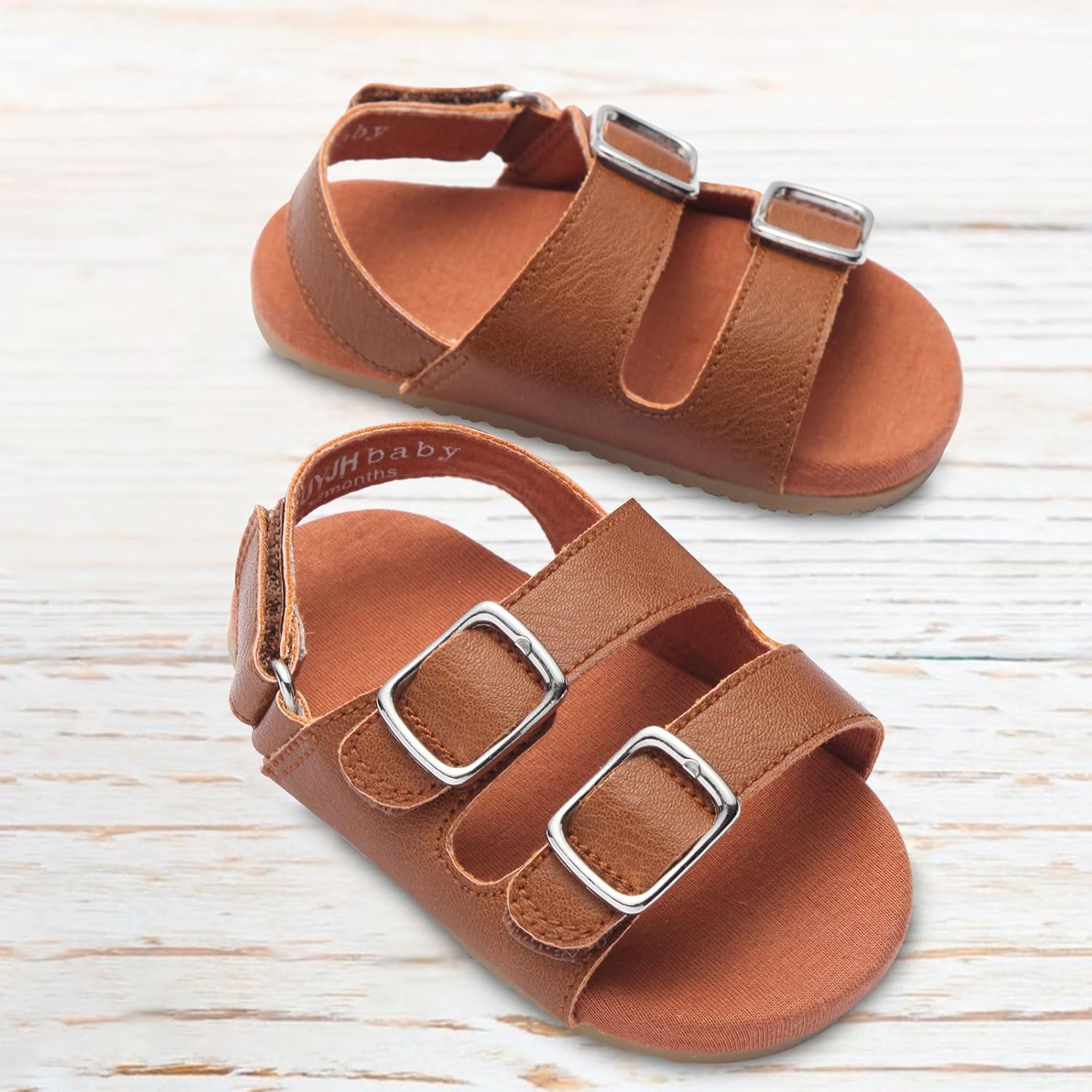Baby Boys Girls Infant Summer Sandals Open-Toe Outdoor Anti-Slip Rubber Soft Sole Newborn Toddler First Walker Shoes - Image 2