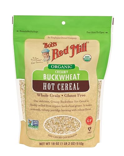 Miniatura 4 de Bob's Red Mill CEREAL BKWHT CRMY ORG HOT, 18 onzas, paquete de 4
