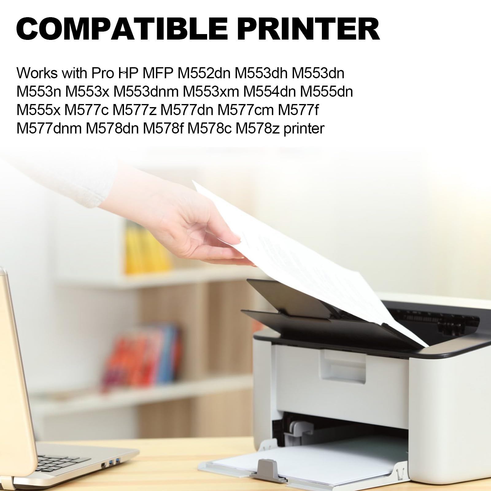 B5L35A RM2-0011 Remanufactured Fuser Unit B5L35-67901 B5L35-67902 Fuser Maintenance Kit Replacement for Color Laser Printer Series M552, M553, M577 Includes Fuser Transfer Roller & Tray 1-2 (110V)