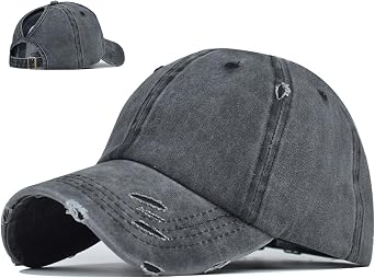 Fashion Style Ponytail Top Hats for Women Baseball Caps High Messy Bun Caps Ponycaps Dad Hats