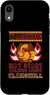 iPhone XR Clamshell Funny Workout Humor Gym Fitness Health Case